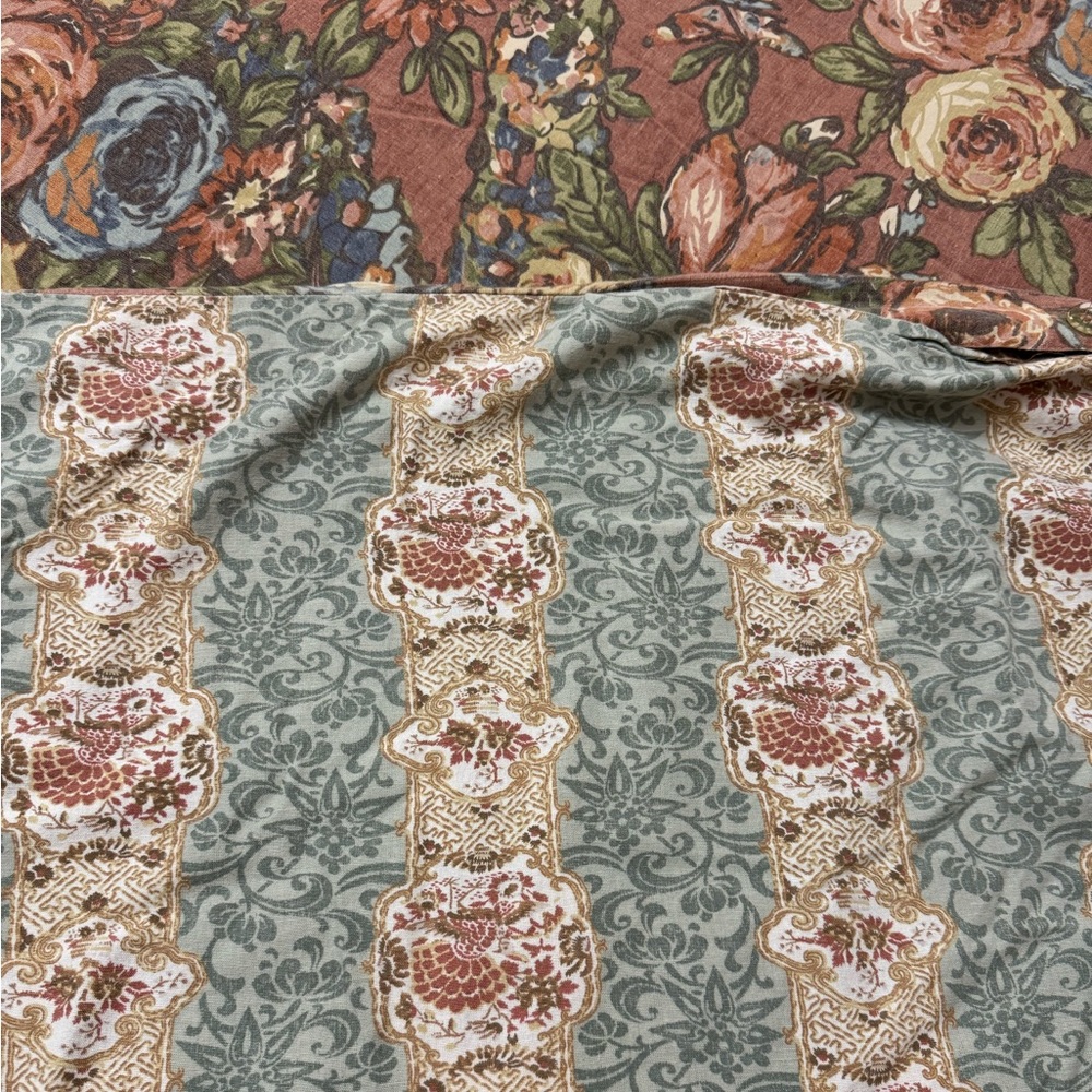 Pottery Barn Floral Duvet Cover - Multicolor - Picture 5 of 10